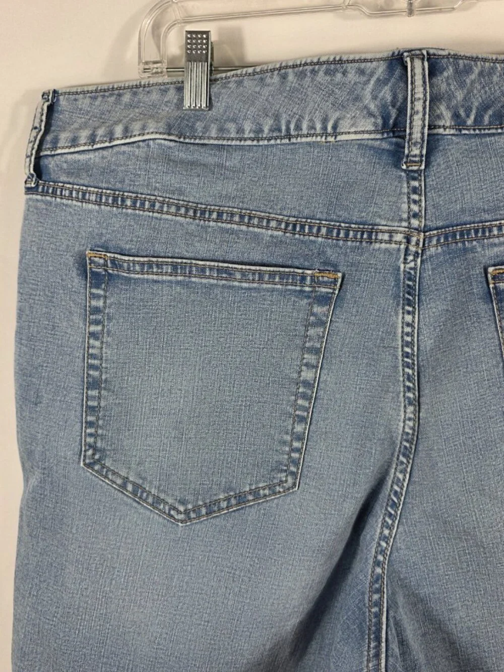 Torrid Perfect High Rise Bermuda Denim Jean Shorts Women's Size 22 Light Wash